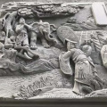 Customized Asian art marble relief